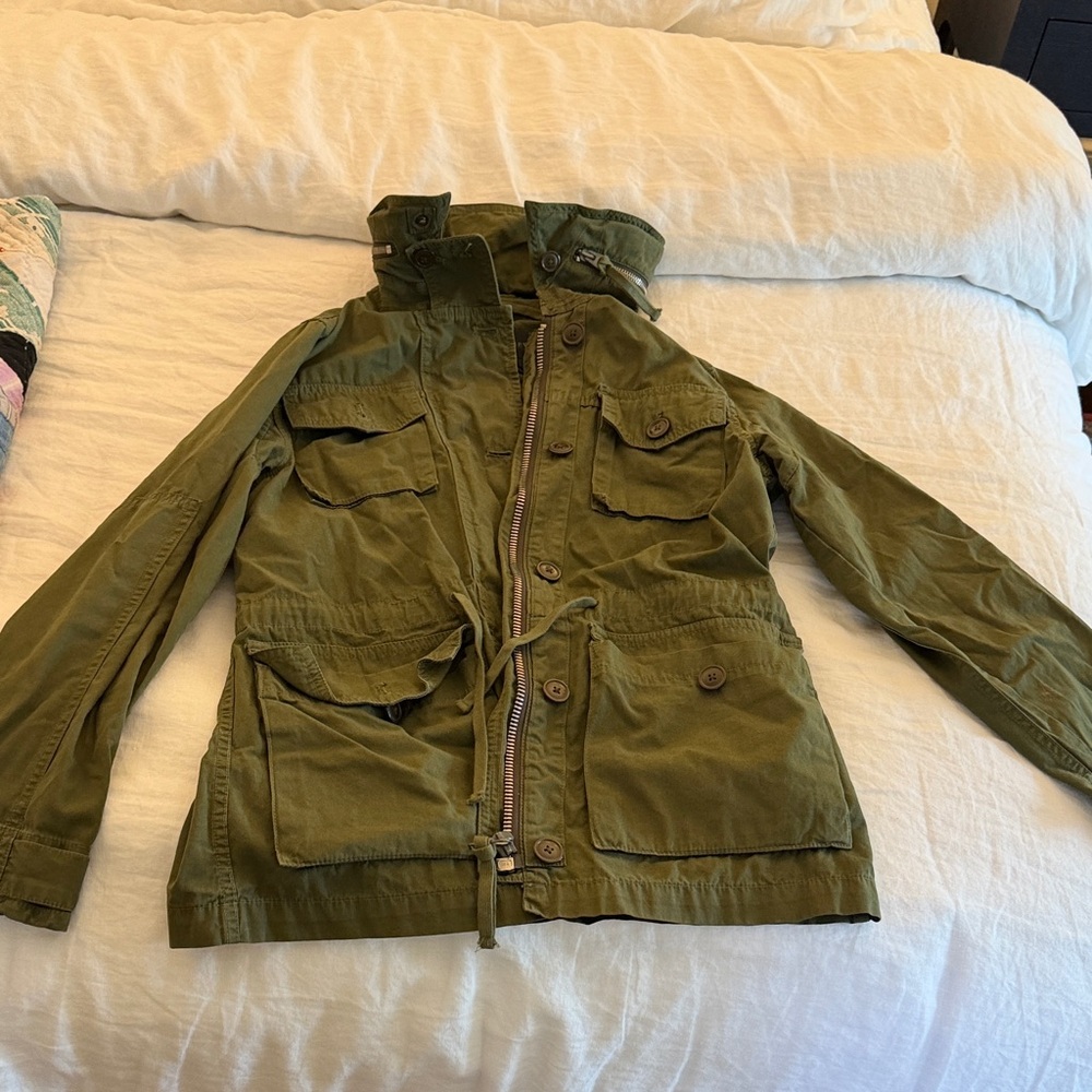 J. crew Olive Green Utility Jacket